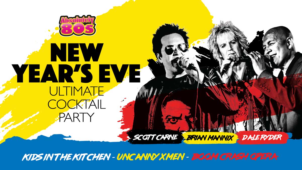 New Year's Eve show featuring Scott Carne, Brian Mannix and Dale Ryder