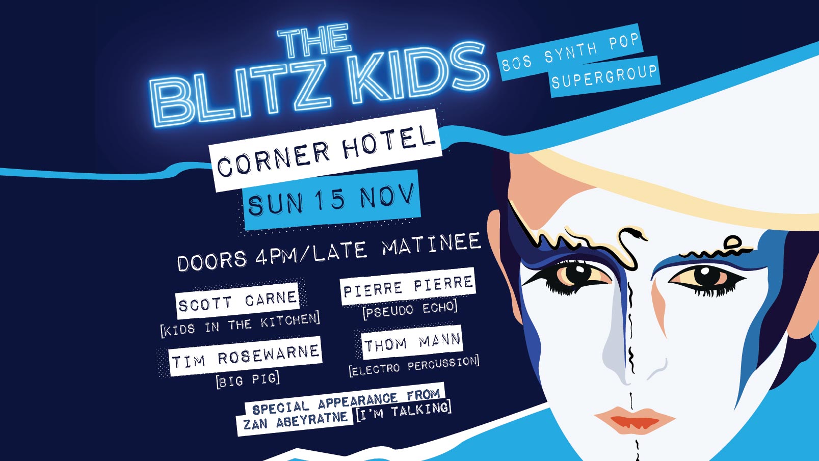 The Blitz Kids 80s synth pop supergroup
